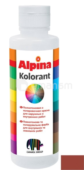 საღებარი Alpina Kolorant 500 მლ მოწითალო ყავისფერი 651927