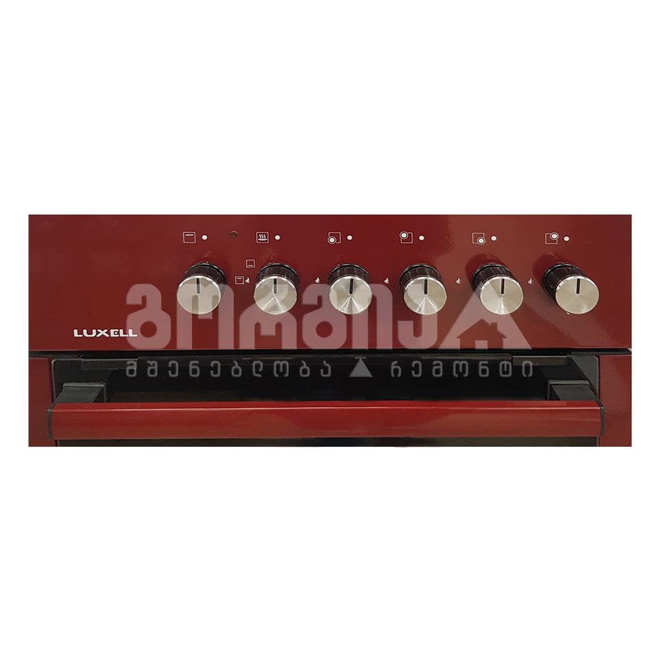 გაზქურა LUXELL LF66-GE40F RED