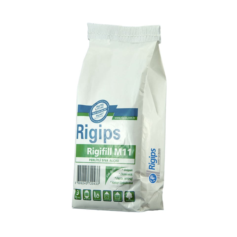 სამშენებლო ბათქაში პირველი პირი 3 კგ RIGIPS