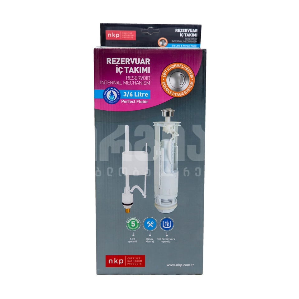 ჩამრეცხი მექანიზმი- 3/6 lt  (121) NKP