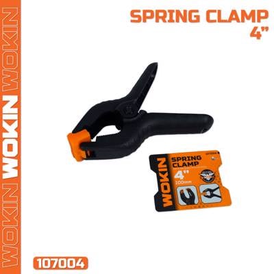 ფიქსატორი ზამბარით Wokin 107004, 4″, Spring Clamp, Black