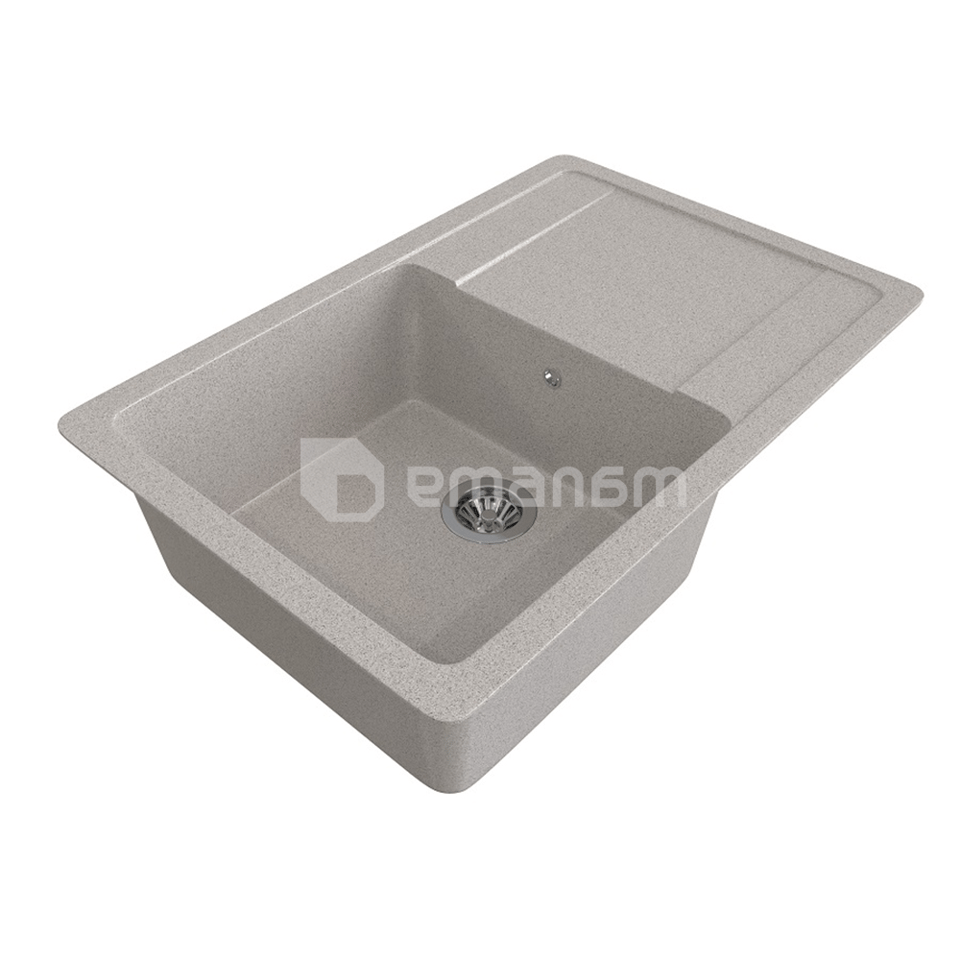 სამზარეულოს ნიჟარა ნაცრისფერი მარმარილო Gammastone GS-15