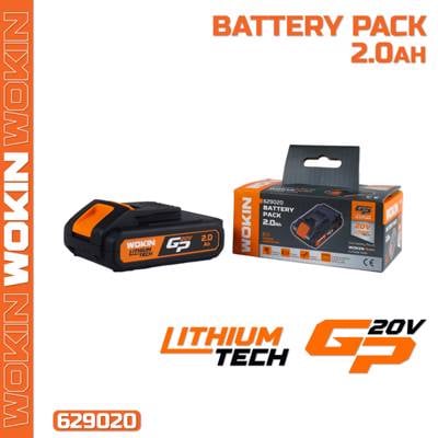 აკუმულატორი Wokin 629020, 20V, 2.0Ah, Lithium-Ion Battery Pack