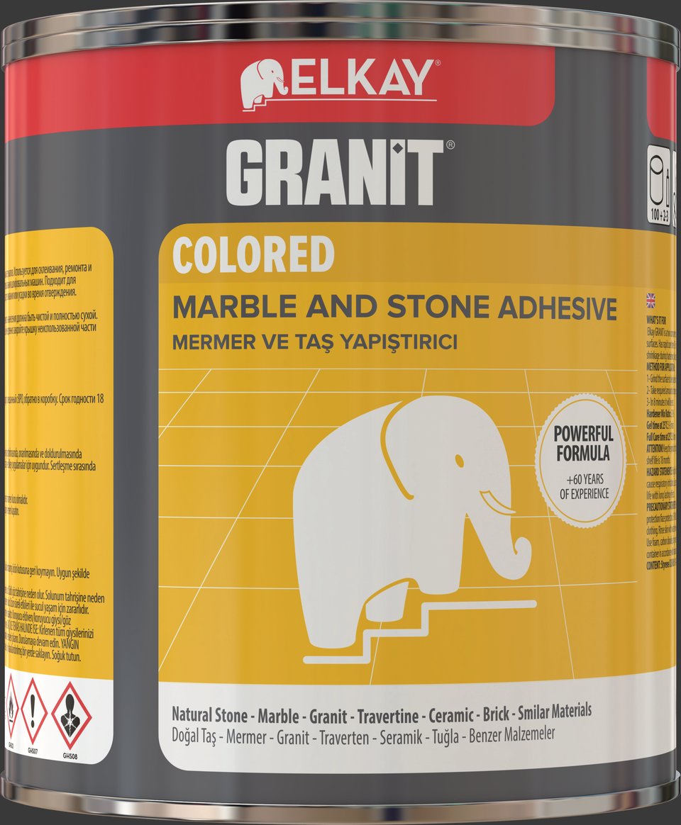  წებო ორ კომპონენტიანი -ნაცრისფერი 100გრ. EB25D  Marble Glue 