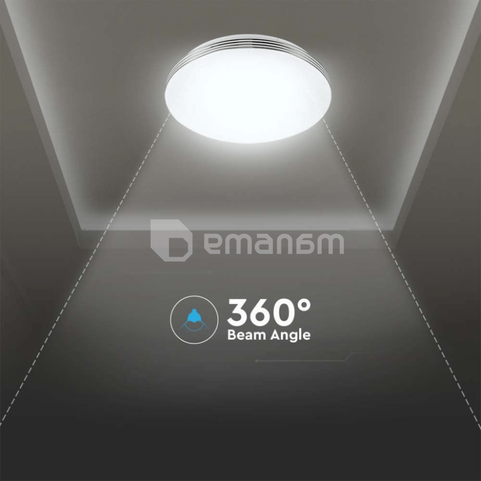 ჭერის განათება V-TAC 20W 40W CCT დიმაბლე 2114601