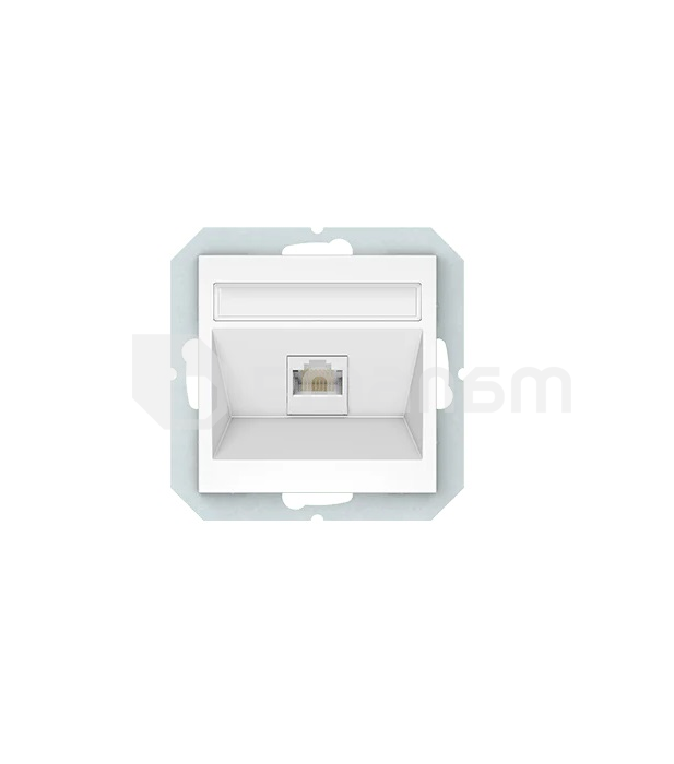 როზეტი VILMA RJ45 10A ჩარჩოს გარეშე