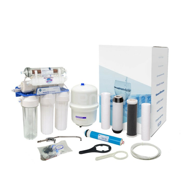 უკუ ოსმოსის სისტემა,''RX75139415'' 7 ეტაპიანი წმენდით, FT03 FT06 12 QC 75F F5 AIFIR2000