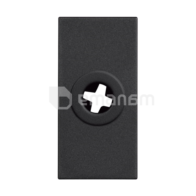 საკაბელო გამომყვანი Bticino 1 მოდული 9.5mm შავი