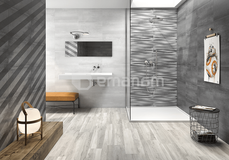 კაფელი Geotiles UT.RLV.RUST MARRON 33,3x55სმ