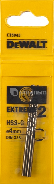 ბურღი ლითონისთვის DeWalt DT5042 4x43/75 მმ 2 ც