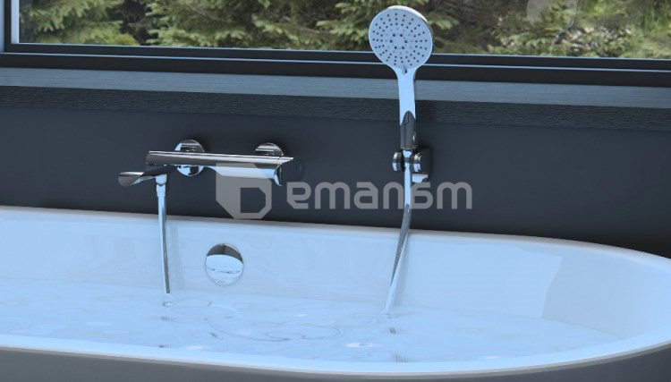 აბაზანის შემრევი ონკანი Rubineta Ultra-10