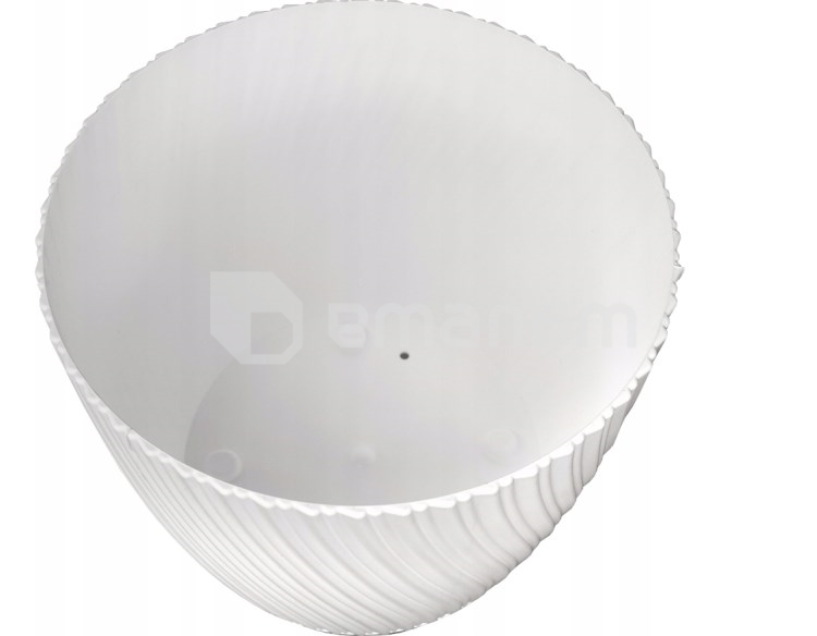 საყვავილე ქოთანი სადგამით FORM PLASTIC Mika 19 თეთრი