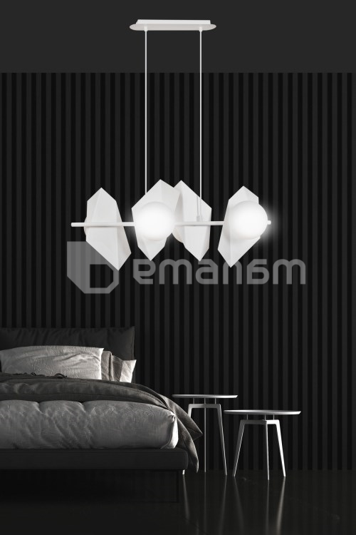 ჭაღი EMIBIG DRIFTON 4 E14 4x MAX 40W თეთრი