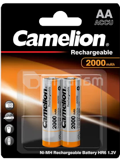 აკუმულატორი Camelion Ni-MH AA ზომა 2000მა სთ 2ც შეკვრა