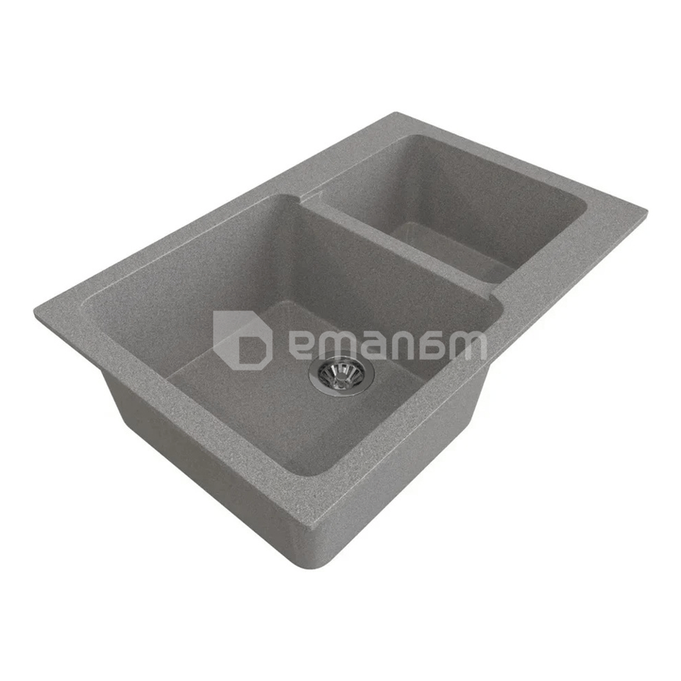 სამზარეულოს ნიჟარა მუქი ნაცრისფერი მარმარილო Gammastone G-13