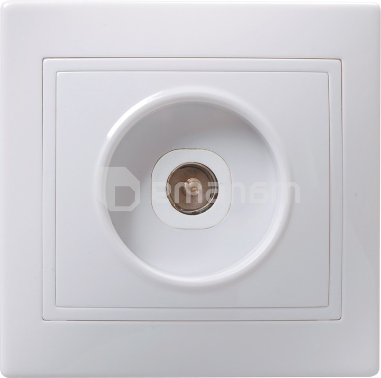 როზეტი IEK TV EAK10-K01-DM 1 თეთრი