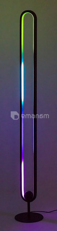 ტორშერი Rabalux BARTO LED 19W h1250 RGB ლითონი შავი 74051