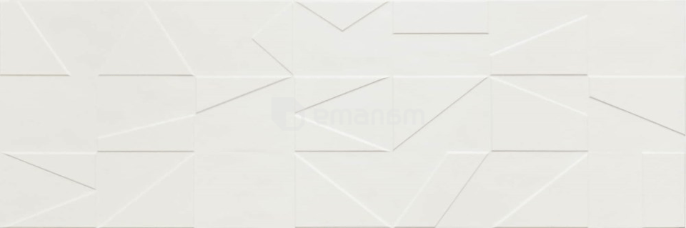 კაფელი Halcon Ceramicas PB MADOX CITY BLANCO R PRI 30X90სმ