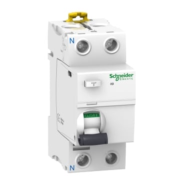 დიფერენციალური დაცვის რელე, 2P, 100A 30mA, AC type, iID,