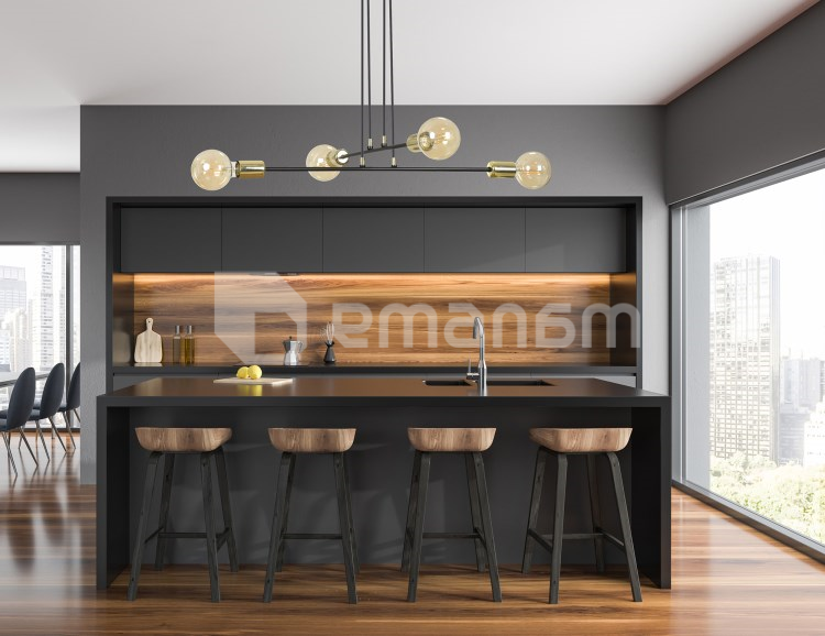 ჭაღი EMIBIG VESIO 4 E27 4x MAX 60W შავი