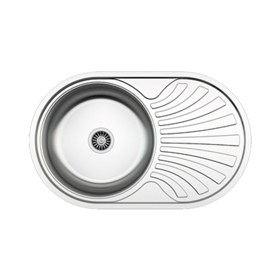 სამზარეულოს ნიჟარა დაფით 7848  780*480*160*0.7მმ  AS196