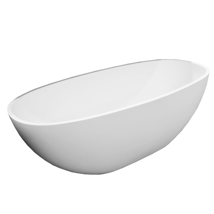 ხელოვნური ქვის აბაზანა TM IVA BS102160 1603x775x560 მმ