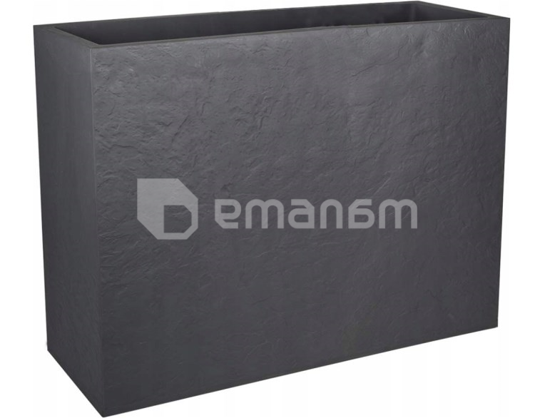 ქოთანი პლასტმასის EDA Plastiques LOFT L VOLCANIA 78,5 X 29,5 X 60სმ 46ლ