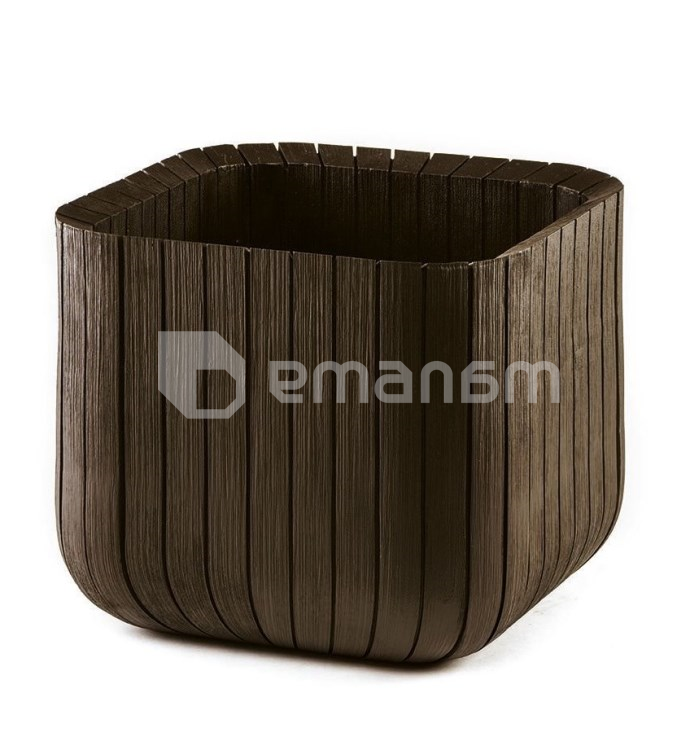 ყვავილის ქოთანი Keter CUBE PLANTER M ყავისფერი 21.5 ლ