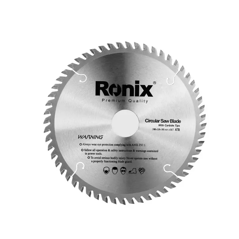 ცირკულარული ხერხის დისკი ATB 56T Ronix RH-5103, 180მმ