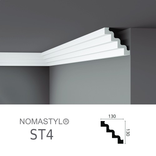 პოლისტიროლის კარნიზი ST4