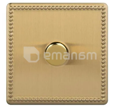 დიმერი Varilight 100W Yubiley მქრქალი თითბერი