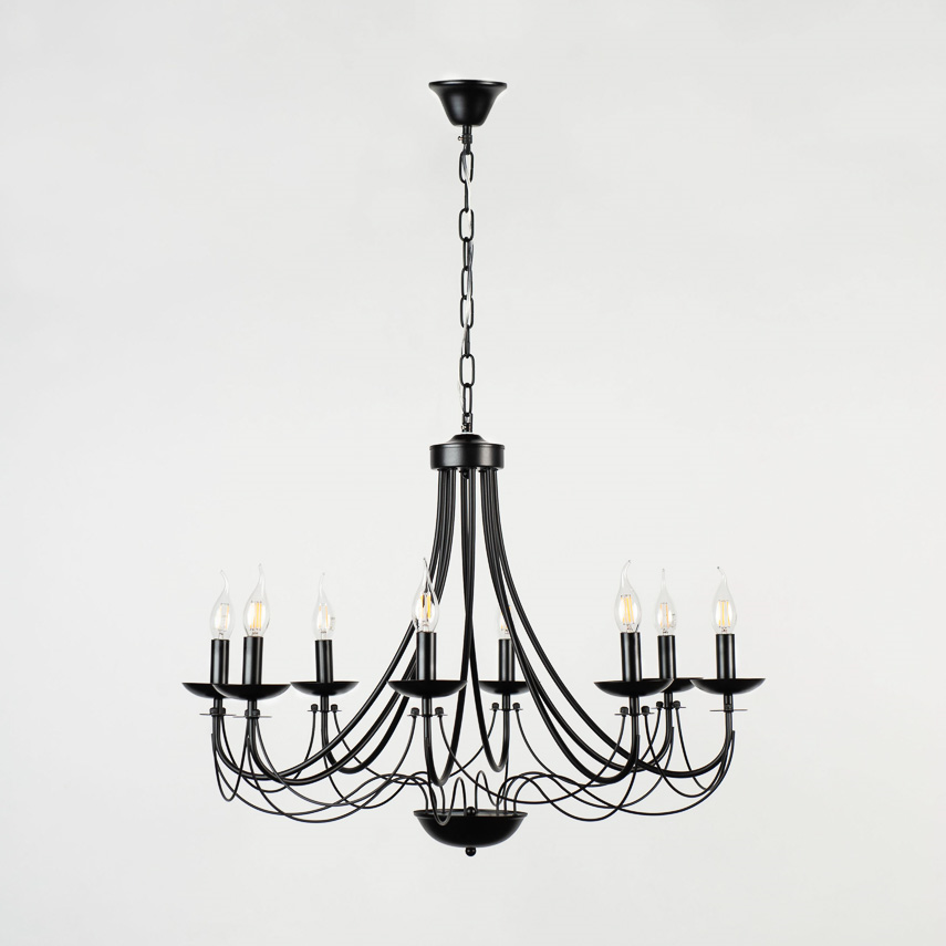 ჭაღი NEW LIGHT 24058-8 შავი