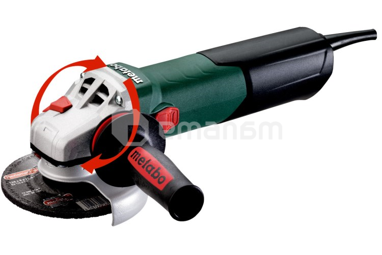 კუთხის სახეხი მანქანა Metabo WEV 19-125 Q M-BRUSH 1900W