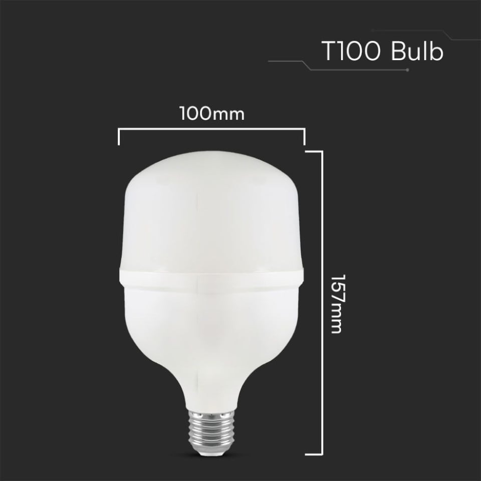 ნათურა LED V-TAC 23570 T100 E27 30W 4000K