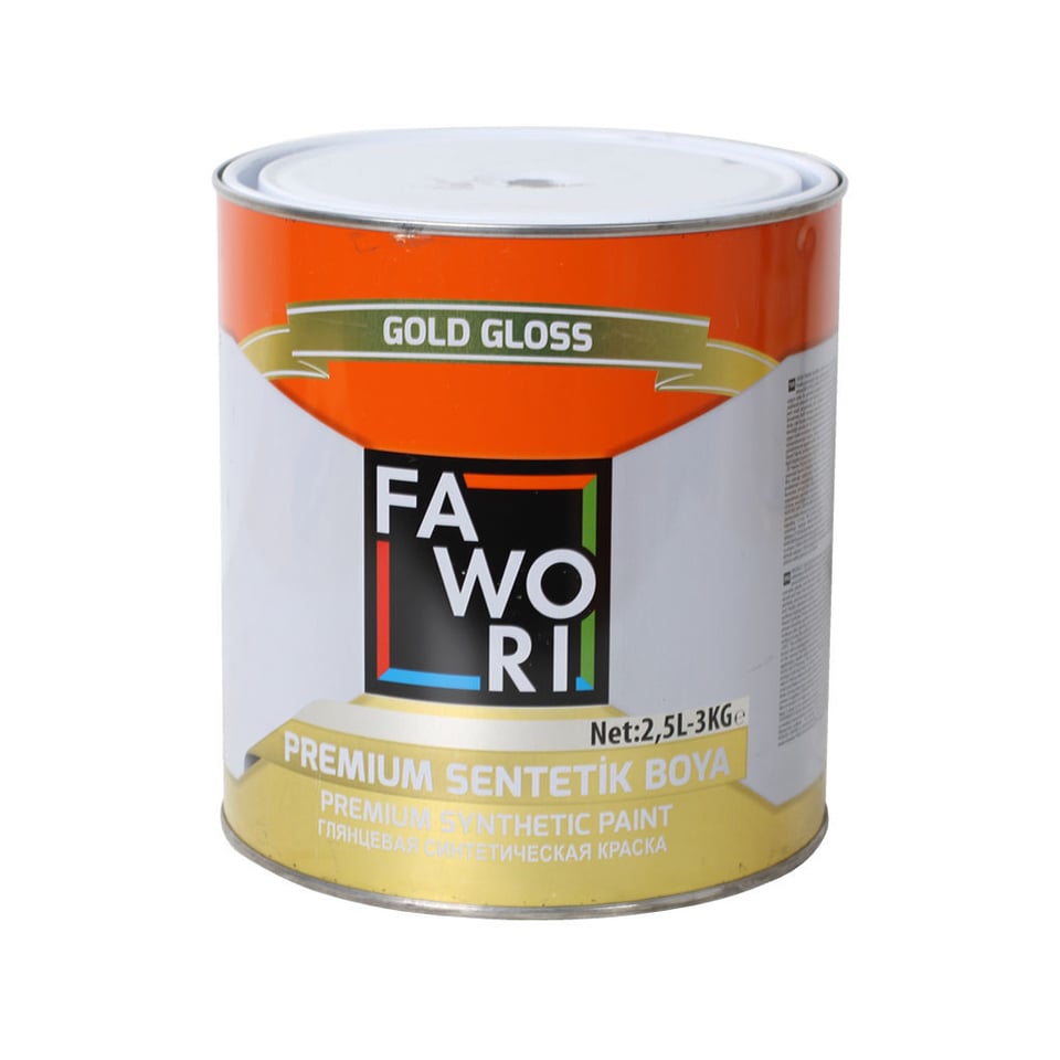 2,5ლ სინთეთიკური საღებავი თეთრი FAWORI SYN.PAINT 2.5 LT