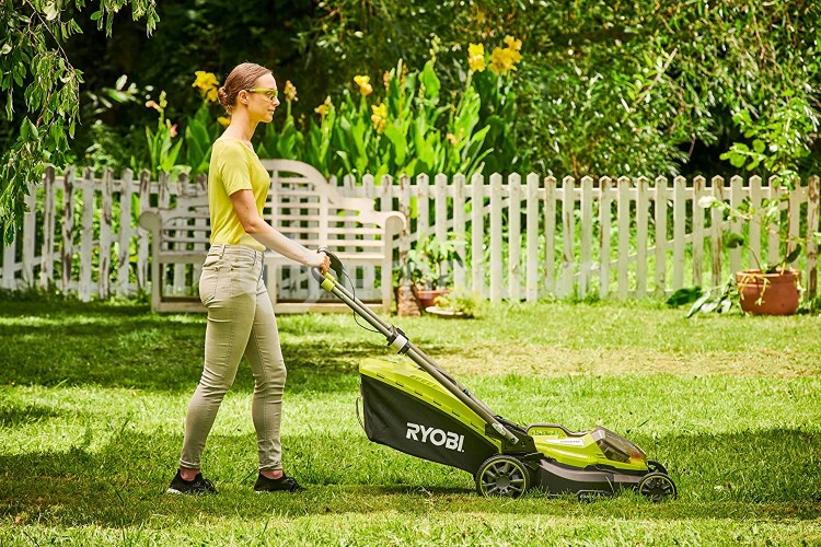 აკუმულატორის გაზონის საკრეჭი Ryobi ONE+ RY18LMX40A-0 18V