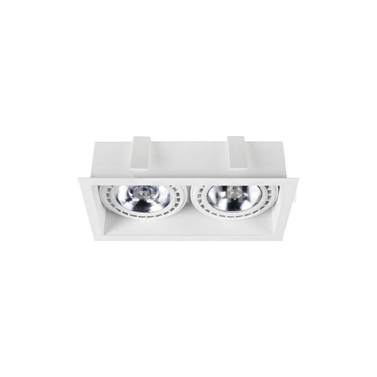 ჭერის სანათი NOWODVORSKI 9412 MOD WHITE II GU10 LED MAX 2x 75W