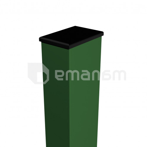 ბოძი Sitka Zahid "Standard Color" 60x40 მმ/1.2 მ 1.2 მმ მწვანე ხვრელების გარეშე