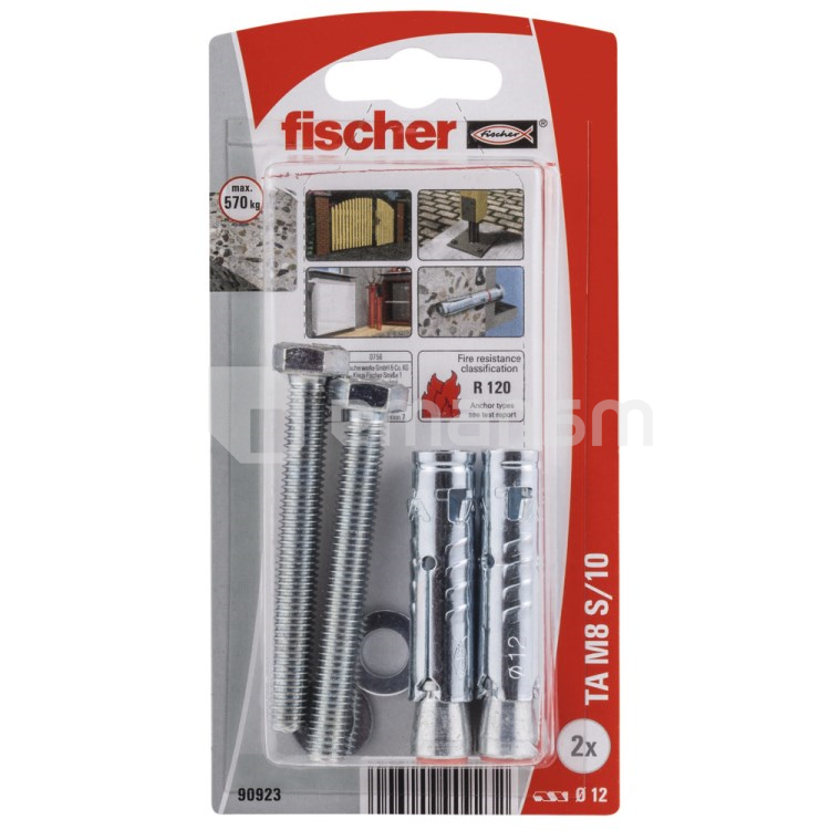 ანკერი Fischer TA K NV M8/S10 2 ც.