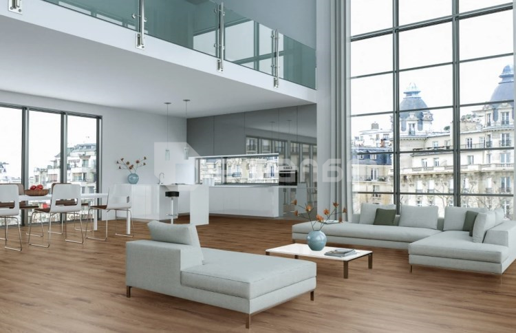 SPC ქვა-პოლიმერული საფარი KronoSpan R113 მუხა Roseburn 1280x294x4 მმ AC4/32