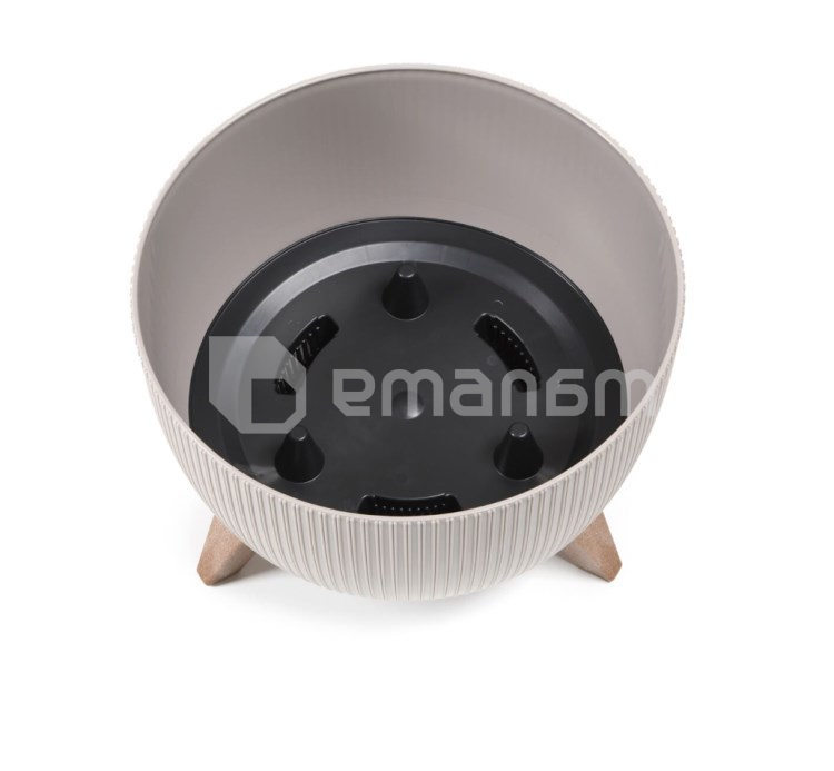 ქოთანი ყვავილის Lamela Bowl ROMA 330 jumper 12,4ლ კრემისფერი