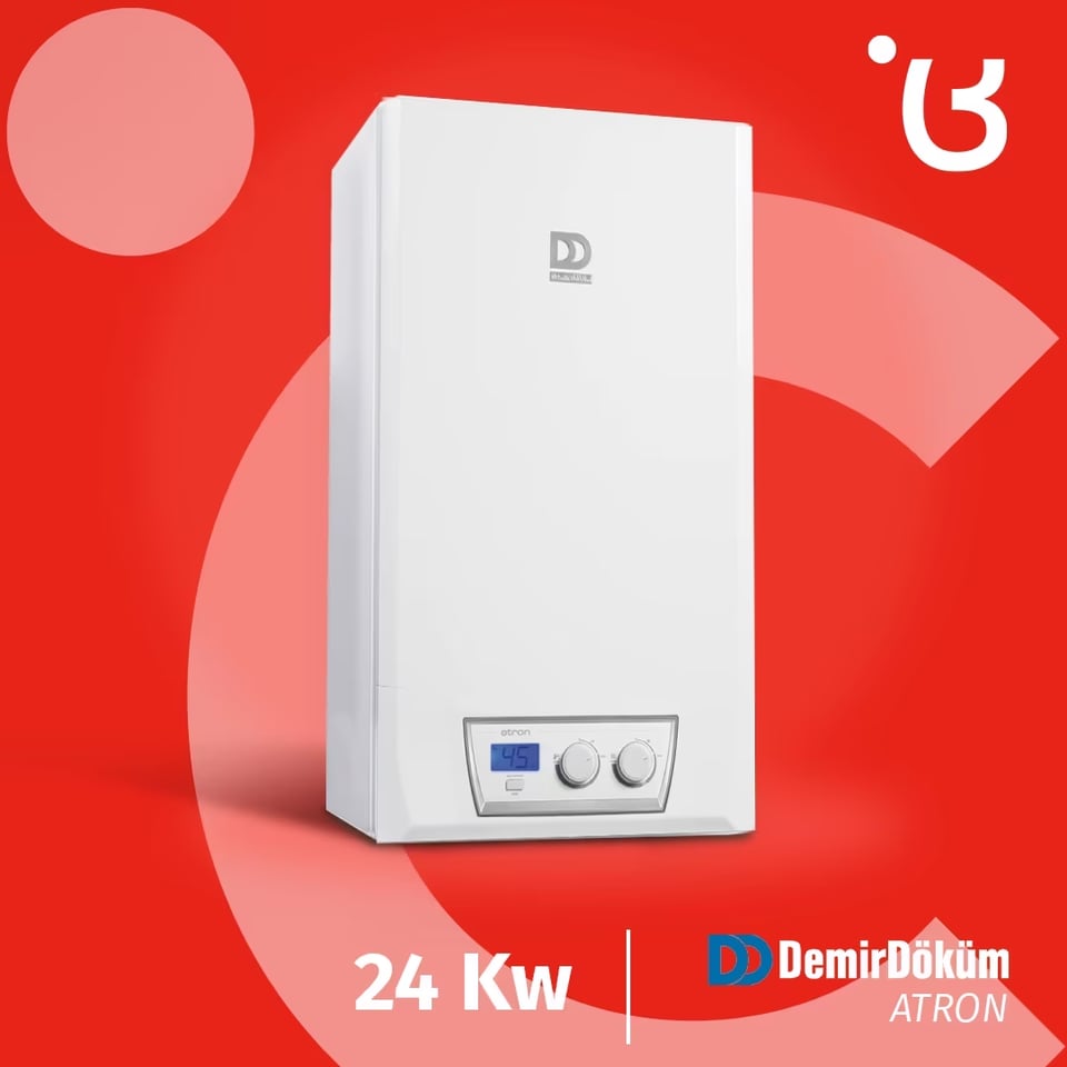 ცენტრალური გათბობის ქვაბი მილით ATRON H 24kW (754) DD