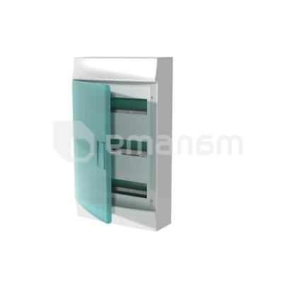 მოდულური მოწყობილობების სამონტაჟო ყუთი ABB თეთრი გამჭირვალე IP41