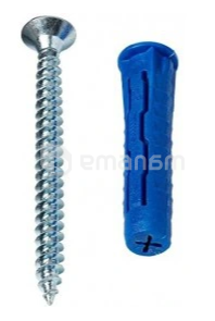 დიუბელი უნივერსალური RawlPlug 10 x 50 მმ  სჭვლით 6,0x60მმ 8 ც R-S3-4ALL-10+/8