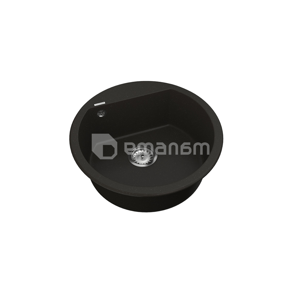 სამზარეულოს ნიჟარა Vankor Tera Black D51 TMR 01.50 შავი