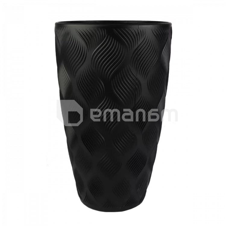 ქოთანი ყვავავილის FORM PLASTIC Flow Slim 40 deep black (4730-084)