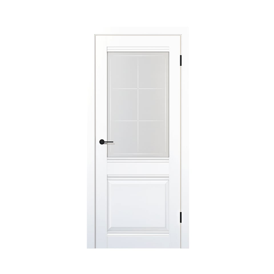 კარი მდფ PVC 215-70 (Арт. ECOSN0104 ОВ  WHITE POLIPROFILEN