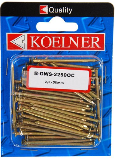 ლურსმანი Koelner 2,2X50 მმ მოთუთიებული 60 ც B-GWS-2250OC