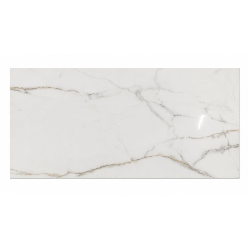 კერამოგრანიტი HALKON CERAMICAS S.A. P PALAZZO BLANCO PUL 9 R PRI 60x120 სმ თეთრი პრიალა
