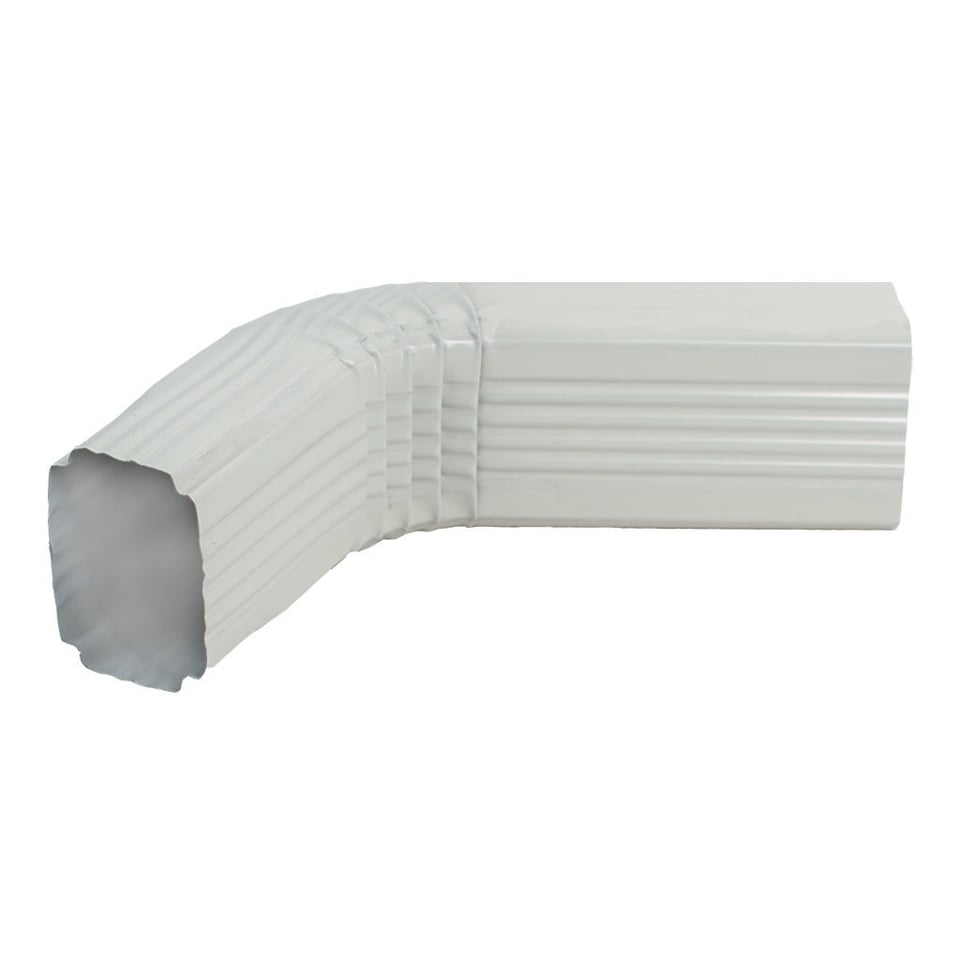 ოთხკუთხა წყალსაწრეტი მილის მუხლი 0.50x350 RAL 9002 (500 მმ.)